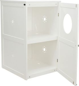 Trixie Szafka na kuwetę, dla kota, biała, MDF, XL, 53x90x58 cm, dwupoziomowa 2