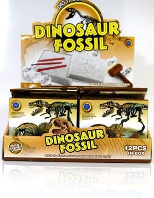 Moneks Skamieliny dinozaurów skamieniałości archeolog 3