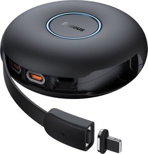 Kabel USB Baseus USB-C - USB-C + microUSB + Lightning 1 m Czarny (BSU2884BLK) 2