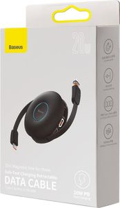 Kabel USB Baseus USB-C - USB-C + microUSB + Lightning 1 m Czarny (BSU2884BLK) 5