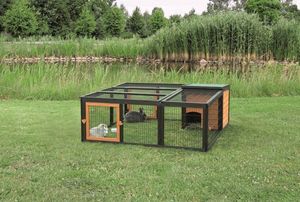 Trixie Wybieg zewnętrzny Natura, 150 × 53 × 150 cm, czarny/brązowy 2