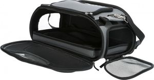 Trixie Wings torba, szara/niebieska, 28×23×46 cm, do transportu lotniczego 4