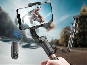 Selfie stick Apexel Apexel Selfie stick do telefonu gimbal Tripod APL-D6 Uchwyt Bluetooth uniwersalny 7