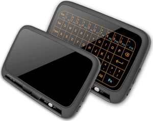 Klawiatura Alogy Dotykowa USB + Touchpad H18+ Bezprzewodowa Czarna US (9948) 2