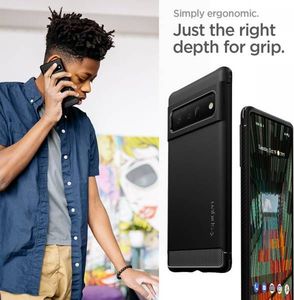 Spigen Etui Spigen Rugged Armor Google Pixel 6 Pro Matte Black 11