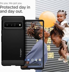 Spigen Etui Spigen Rugged Armor Google Pixel 6 Pro Matte Black 9