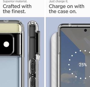 Spigen Etui Spigen Ultra Hybrid Google Pixel 6 Crystal Clear 12