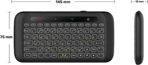 Klawiatura Alogy RGB LED Wireless + Touchpad H20 (9943) 9