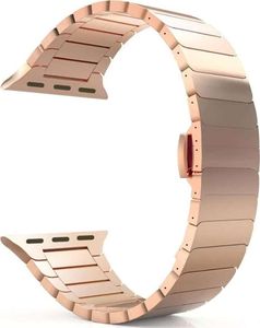 Alogy Alogy Bransoleta Stainless Steel do Apple Watch 38/40/41mm Różowe złoto uniwersalny 1