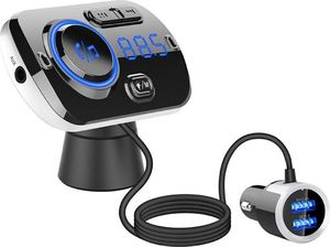 Transmiter FM Alogy Jednoczęściowe 2x USB-A 2.4 A 3