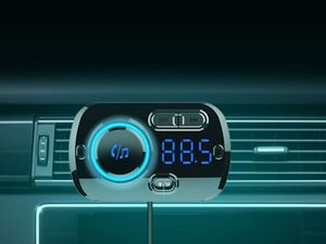 Transmiter FM Alogy Jednoczęściowe 2x USB-A 2.4 A 8