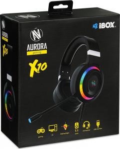 Słuchawki iBOX Aurora X10 Czarne (SHPIX10MV) 4