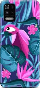 CaseGadget CaseGadget ETUI NADRUK PAPUGA I KWIATY LG K52 5G standard 1