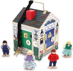 Melissa & Doug Drewniany domek z kluczami (12505) 2