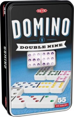 Tactic Domino dziewiątkowe w puszce (53914) 1