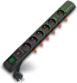 Listwa zasilająca Acar Eco Plus przeciwprzepięciowa 5 gniazd 1.5 m czarna (W0077) 1
