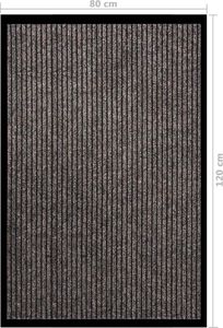 vidaXL Wycieraczka, prążkowana, beżowa, 80 x 120 cm 6