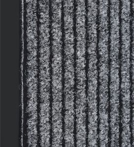 vidaXL Wycieraczka, prążkowana, szara, 80 x 120 cm 5