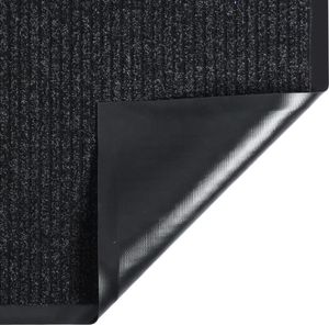 vidaXL Wycieraczka, prążkowana, antracytowa, 60 x 80 cm 3