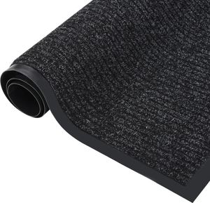 vidaXL Wycieraczka, prążkowana, antracytowa, 80 x 120 cm 3