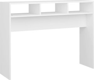 vidaXL Stolik konsolowy, biały, 105x30x80 cm, płyta wiórowa 2
