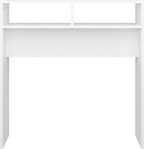vidaXL Stolik konsolowy, biały, 78x30x80 cm, płyta wiórowa 5