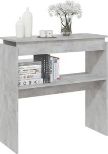vidaXL Stolik konsolowy, szarość betonu, 80x30x80 cm, płyta wiórowa 3