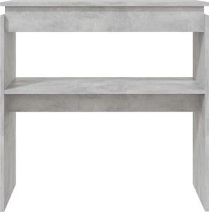 vidaXL Stolik konsolowy, szarość betonu, 80x30x80 cm, płyta wiórowa 4