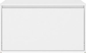 vidaXL Ławka do przedpokoju, 80x40x45 cm, biała, płyta wiórowa 5