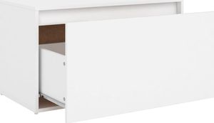 vidaXL Ławka do przedpokoju, 80x40x45 cm, biała, płyta wiórowa 6