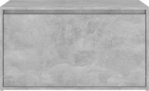 vidaXL Ławka do przedpokoju, 80x40x45cm, szarość betonu, płyta wiórowa 5