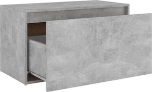 vidaXL Ławka do przedpokoju, 80x40x45cm, szarość betonu, płyta wiórowa 6