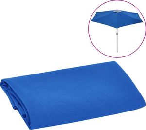 vidaXL Pokrycie do parasola ogrodowego, lazurowe niebieskie, 300 cm 1