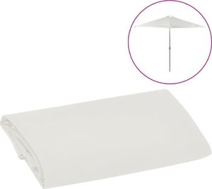vidaXL Zamienne pokrycie parasola ogrodowego, piaskowa biel, 300 cm 1