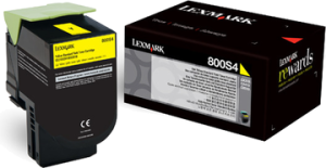 Toner Lexmark Toner 80C0S40 (Yellow) 1