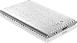 Kieszeń Axagon Slim Alu 2.5 cala, USB 3.0, SATA3, Srebrna (EE25-XS6) 1