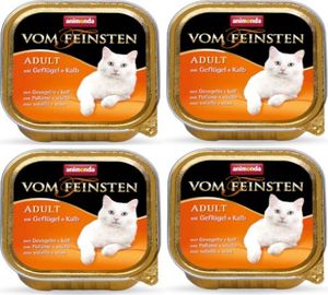 Animonda Vom Feinsten Adult Cat smak: z drobiem i cielęciną 32x100g 1