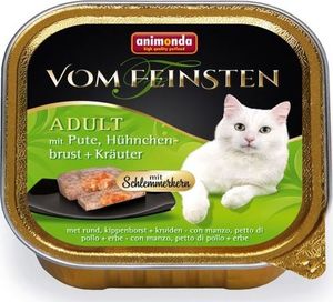 Animonda Cat Vom Feinsten Adult z nadzieniem: Indyk, pierś z kurczaka i zioła 32x100g 2