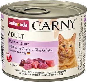 Animonda Cat Carny Adult smak: indyk, jagnięcina 6x200g 1