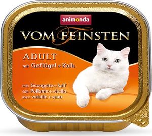 Animonda Vom Feinsten Adult Cat smak: z drobiem i cielęciną 6 x 100g 2