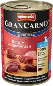 Animonda GranCarno Junior smak: Wołowina + serca indyka 12 x 400g 1