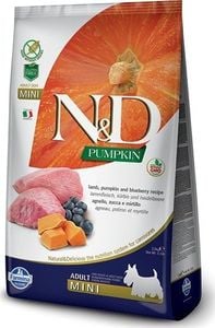 Farmina N&D Pumpkin Grain Free canine Lamb & blueberry adult mini 800g 1