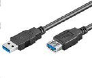 Kabel USB MicroConnect USB-A - USB-A 2 m Czarny (USB3.0AAF2B) 1