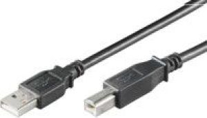 Kabel USB MicroConnect USB-A - USB-B 1 m Czarny (USBAB1B) 1