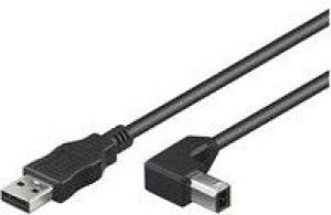 Kabel USB MicroConnect USB-A - USB-B 5 m Czarny (USBAB5ANGLED) 1