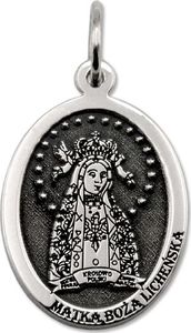 WĘC - Twój Jubiler Medalik srebrny z wizerunkiem Matki Bożej Licheńskiej MED-MBLI-01 1