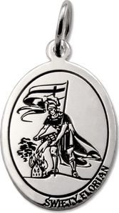 WĘC - Twój Jubiler Medalik srebrny z wizerunkiem św. Floriana MED-FLORIAN-01 1