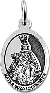 WĘC - Twój Jubiler Medalik srebrny z wizerunkiem Matki Bożej Limanowskiej 1