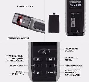 Dalmierz laserowy Deko LRE521 4