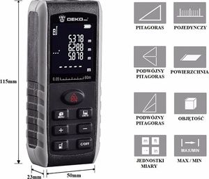 Dalmierz laserowy Deko LRE521 5